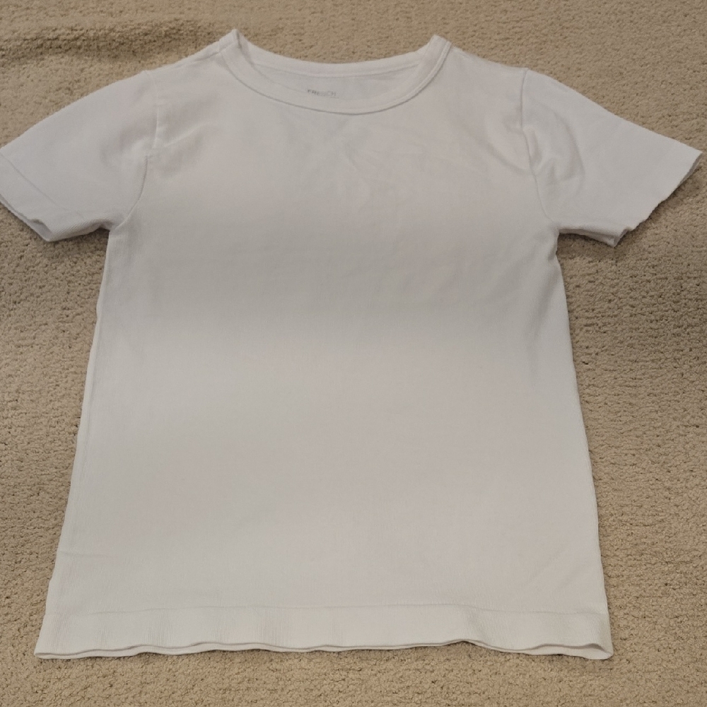 French Laundry White Short Sleeve Tee